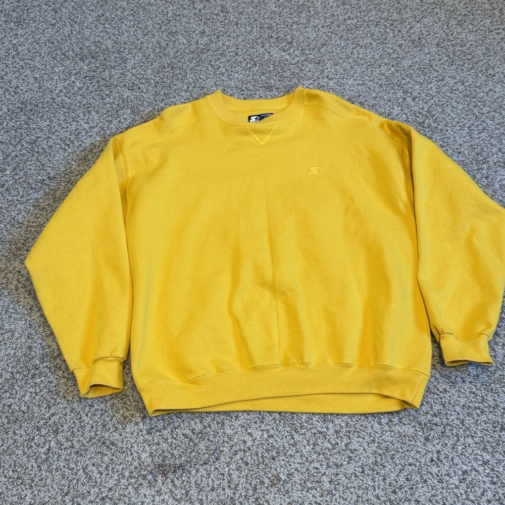 Starter Pro 80 Yellow Heavyweight Sweatshirt Mexico Large